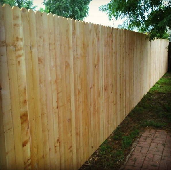 Low Cost Wood Fences A Better Fence Company Basic Wood Fence
