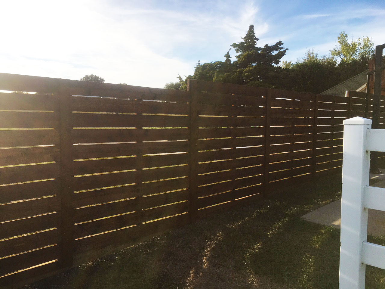Horizontal Wood Fences A Better Fence Company Horizontal Fences