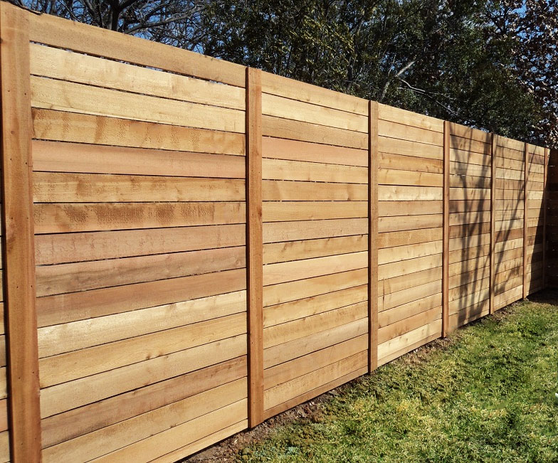 Horizontal Wood Fences | A Better Fence Company ...