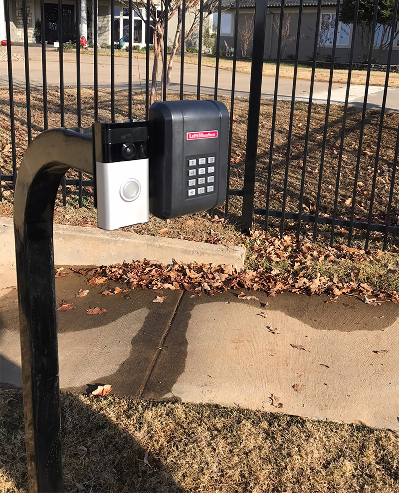 Driveway Gate Company A Better Fence Company Auto Driveway Gates